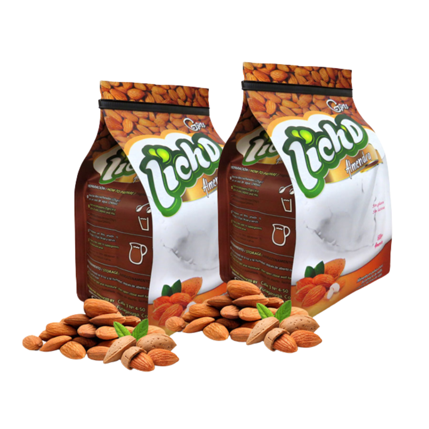 Vista 9 de Leche de Almendras en polvo 600 Gr